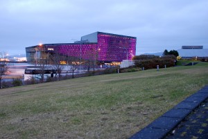 Harpa Building at night